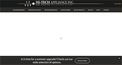 Desktop Screenshot of hitechappliance.com