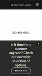 Mobile Screenshot of hitechappliance.com
